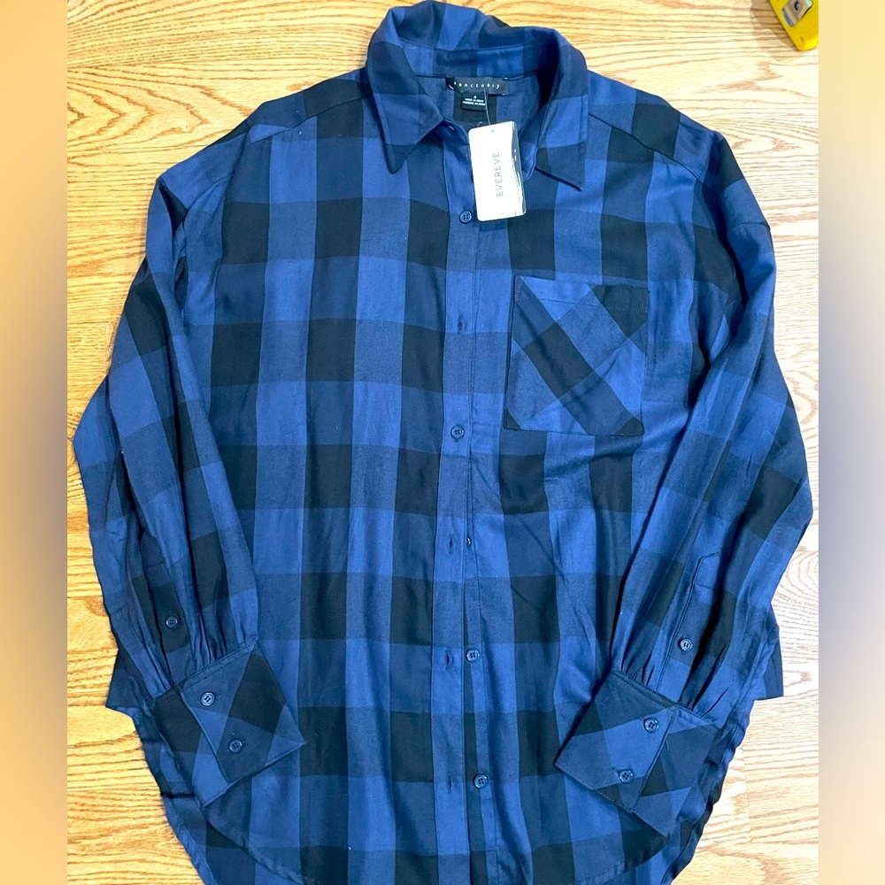 Sanctuary plaid shirt NWT